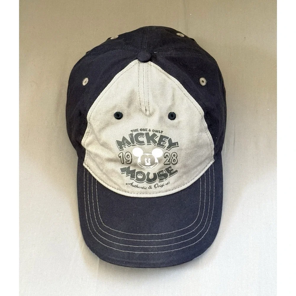 Disney Parks Mickey Mouse‎ The One And Only Blue And Grey Baseball Cap Adults